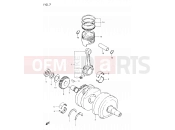 SUZUKI GSX400E E (1984) 7 - CRANKSHAFT