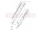 SUZUKI GSX400F X (1999) 52 - FRONT RIGHT FORK (MODEL Z)