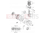 SUZUKI GSX400F D (1983) 7 - CRANKSHAFT