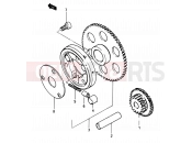 SUZUKI GSX400F D (1983) 8 - STARTER CLUTCH