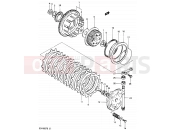 SUZUKI GSX400F D (1983) 14 - CLUTCH