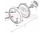 SUZUKI GSX400F D (1983) 23 - HEADLAMP