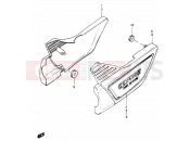 SUZUKI GSX400F D (1983) 47 - FRAME COVER
