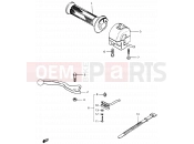 SUZUKI GSX400F D (1983) 54 - RIGHT HANDLE SWITCH