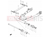 SUZUKI GSX400F D (1983) 60 - REAR SWINGING ARM (E02)