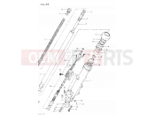 SUZUKI GSX400S E (1984) 44 - FRONT FORK LEFT DAMPER