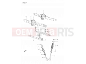 SUZUKI GSX500ES E (1984) 9 - CAM SHAFT - VALVE