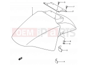 SUZUKI GSX600F N (1992) 36 - FRONT FENDER