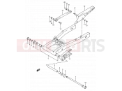 SUZUKI GSX600F N (1992) 50 - REAR SWINGING ARM