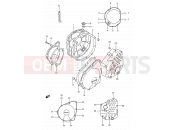 SUZUKI GSX600F R (1994) 5 - CRANKCASE COVER
