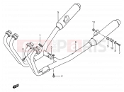 SUZUKI GSX600F R (1994) 14 - MUFFLER