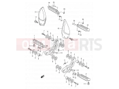 SUZUKI GSX600FU W (1998) 33 - FOOTREST (MODEL W/X/Y)