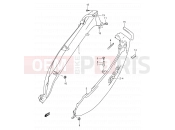 SUZUKI GSX600FU W (1998) 36 - FRAME COVER (MODEL W)