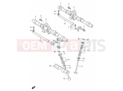 SUZUKI GSX600FU X (1999) 10 - CAM SHAFT - VALVE