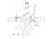 SUZUKI GSX600FU X (1999) 34 - FUEL TANK (MODEL W/X)