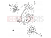 SUZUKI GSX600FU X (1999) 48 - FRONT WHEEL (MODEL W/X/Y/K1/K2)