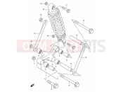 SUZUKI GSX600FU X (1999) 53 - REAR CUSHION LEVER
