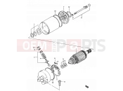 SUZUKI GSX750ES D (1983) 21 - STARTING MOTOR