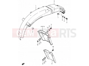 SUZUKI GSX750ES D (1983) 78 - REAR FENDER