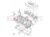 SUZUKI GSX750F M (1991) (E03,E28,E33) 2 - CYLINDER HEAD