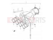 SUZUKI GSX750F M (1991) (E03,E28,E33) 13 - AIR CLEANER