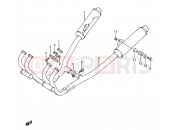 SUZUKI GSX750F M (1991) (E03,E28,E33) 14 - MUFFLER