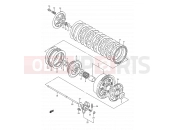 SUZUKI GSX750F M (1991) (E03,E28,E33) 16 - CLUTCH