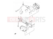 SUZUKI GSX750F M (1991) (E03,E28,E33) 26 - TURNSIGNAL LAMP