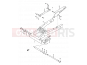 SUZUKI GSX750F M (1991) (E03,E28,E33) 51 - REAR SWINGING ARM