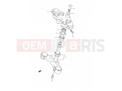 SUZUKI GSX750F M (1991) (E03,E28,E33) 46 - STEERING STEM