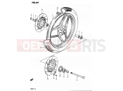 SUZUKI GSX750S D (1983) 64 - FRONT WHEEL (MODEL D)