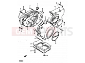 SUZUKI GT200 X (1999) 3 - CRANKCASE COVER