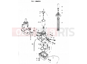 SUZUKI GT200E N (1992) 6 - CARBURETOR
