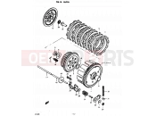 SUZUKI GT200E N (1992) 10 - CLUTCH