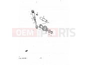 SUZUKI GT200E N (1992) 14 - TACHOMETER GEAR