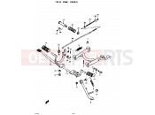 SUZUKI GT200E N (1992) 24 - STAND - FOOTREST