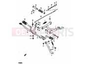 SUZUKI GT200E X (1999) 32 - STAND - REAR BRAKE (E22)
