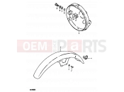 SUZUKI GT200E X (1999) 39 - HEADLAMP HOUSING - FRONT FENDER