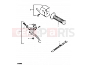 SUZUKI GT200E X (1999) 44 - LEFT HANDLE SWITCH