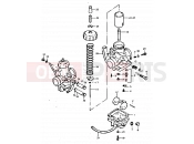 SUZUKI GT250E N (1992) 5 - CARBURETOR