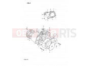 SUZUKI JR50 E (1984) (P28) 4 - CRANKCASE COVER