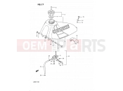 SUZUKI JR50 E (1984) (P28) 17 - FUEL TANK (MODEL E)