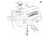 SUZUKI K125 L (1990) 30 - OIL TANK (E07)