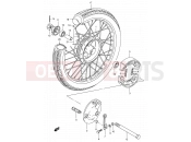 SUZUKI K125 L (1990) 38 - FRONT WHEEL