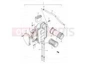 SUZUKI LS650 M (1991) Savage (E03,E28,E33) 11 - AIR CLEANER