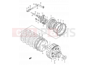 SUZUKI LS650 M (1991) Savage (E03,E28,E33) 14 - CLUTCH