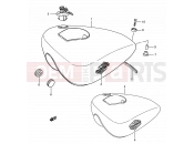 SUZUKI LS650 M (1991) Savage (E03,E28,E33) 29 - FUEL TANK