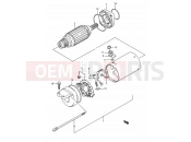 SUZUKI LS650 M (1991) Savage (E03,E28,E33) 17 - STARTING MOTOR
