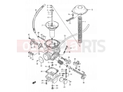 SUZUKI LS650 N (1992) Savage (E03,E28,E33) 10 - CARBURETOR