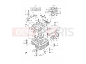 SUZUKI LS650 P (1993) Savage (E03,E28,E33) 1 - CYLINDER HEAD